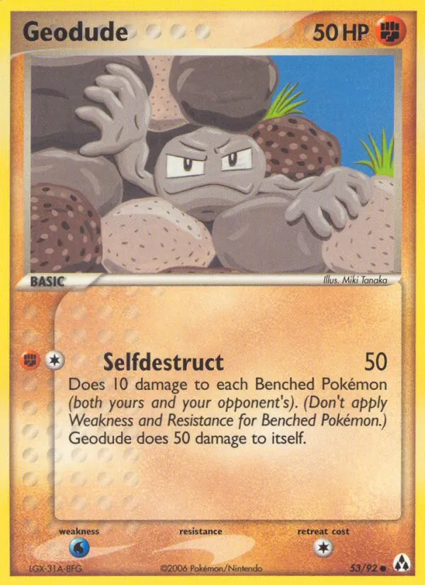 Geodude (EX Legend Maker #53/92)