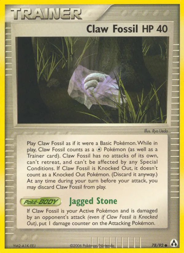 Claw Fossil (EX Legend Maker #78/92)