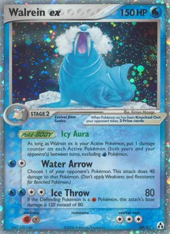 Walrein ex (EX Legend Maker #89/92)