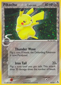 Pikachu δ (EX Legend Maker #93/92)