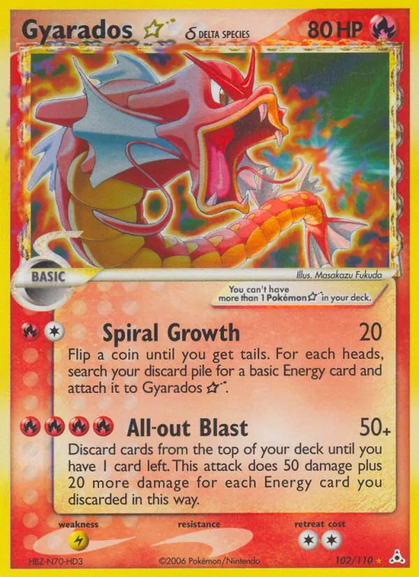 Gyarados ☆ δ (EX Holon Phantoms #102/110)