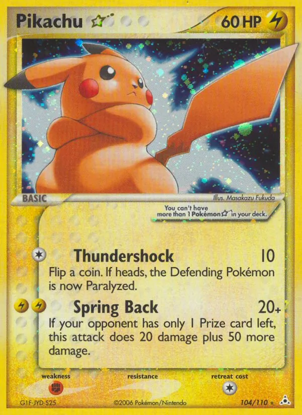 Pikachu Star (EX Holon Phantoms #104/110)