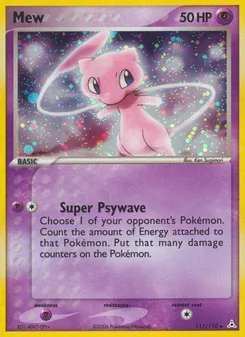 Mew (EX Holon Phantoms #111/110)