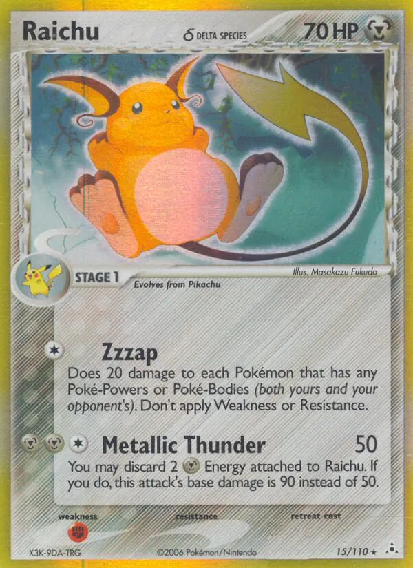 Raichu δ (EX Holon Phantoms #15/110)