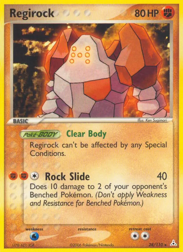 Regirock (EX Holon Phantoms #28/110)