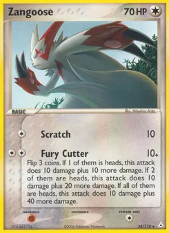 Zangoose (EX Holon Phantoms #34/110)