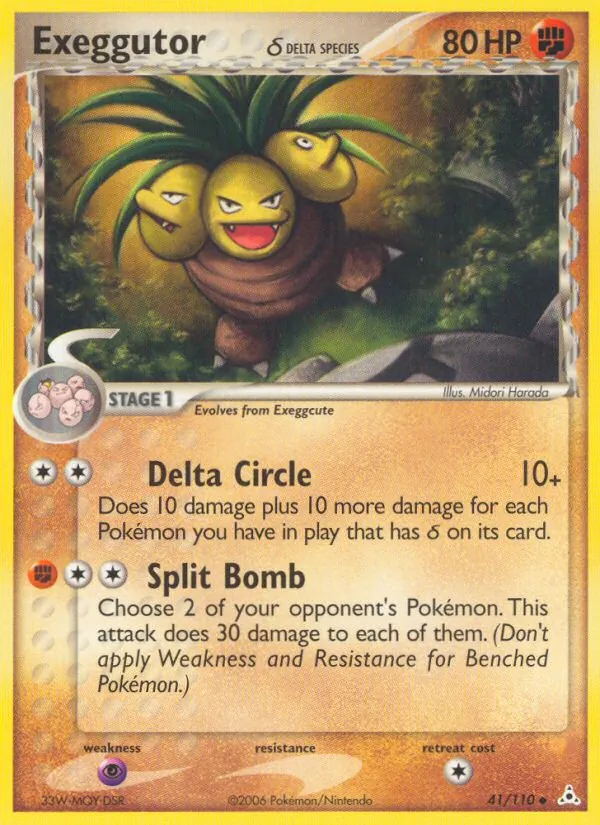 Exeggutor δ (EX Holon Phantoms #41/110)