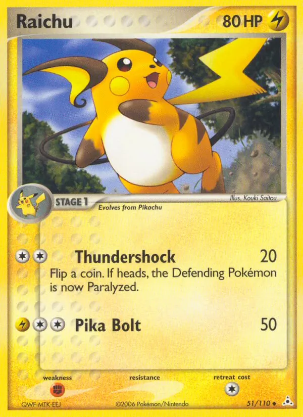 Raichu (EX Holon Phantoms #51/110)
