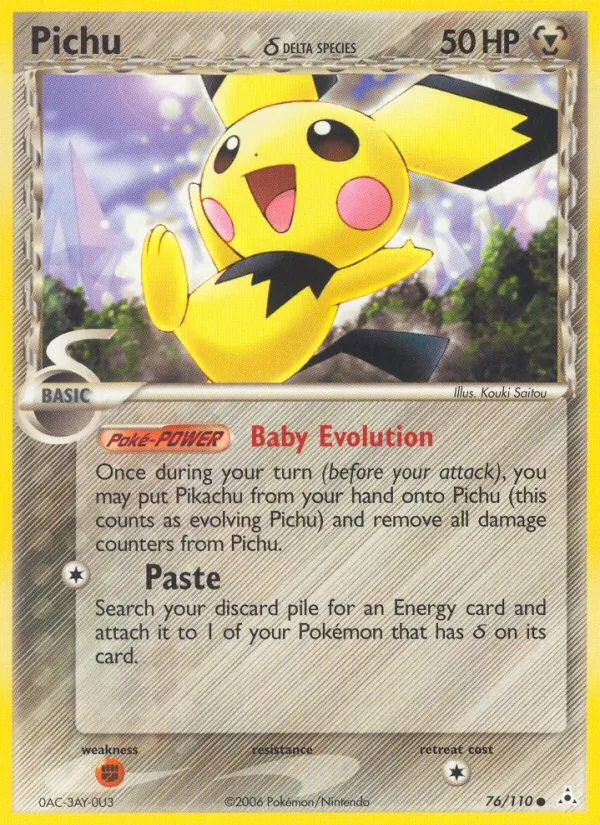 Pichu δ (EX Holon Phantoms #76/110)
