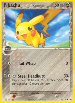 Pikachu δ (EX Holon Phantoms #79/110)