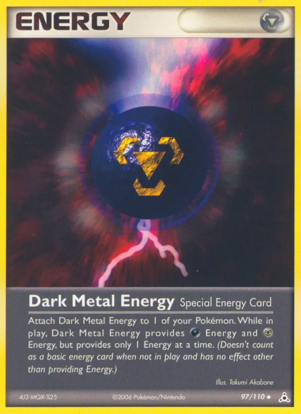 Dark Metal Energy (EX Holon Phantoms #97/110)
