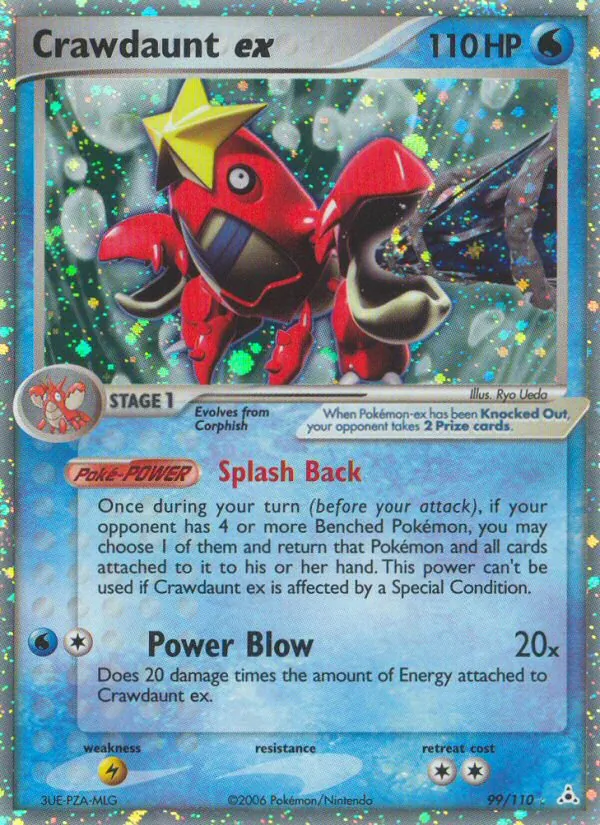 Crawdaunt ex (EX Holon Phantoms #99/110)