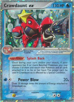 Crawdaunt ex (EX Holon Phantoms #99/110)