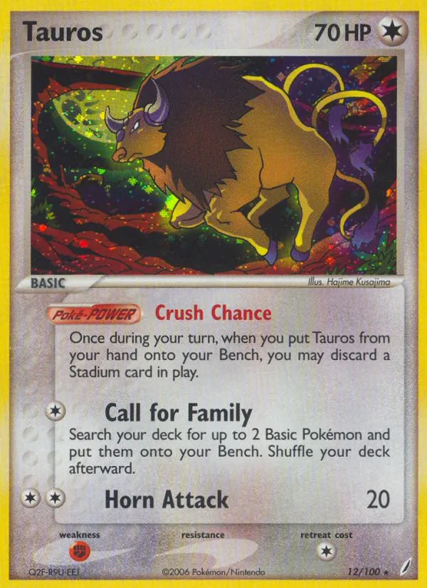 Tauros (EX Crystal Guardians #12/100)