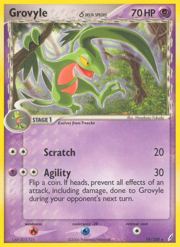 Grovyle δ (EX Crystal Guardians #19/100)