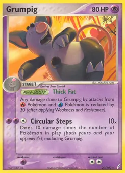 Grumpig (EX Crystal Guardians #20/100)