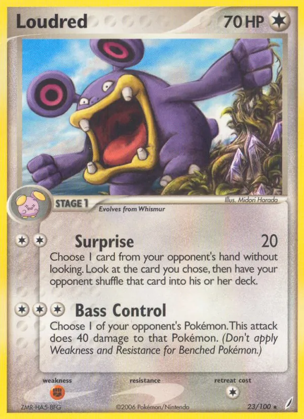 Loudred (EX Crystal Guardians #23/100)