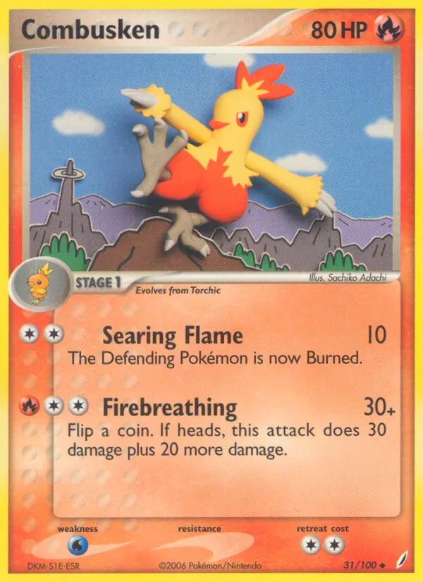 Combusken (EX Crystal Guardians #31/100)