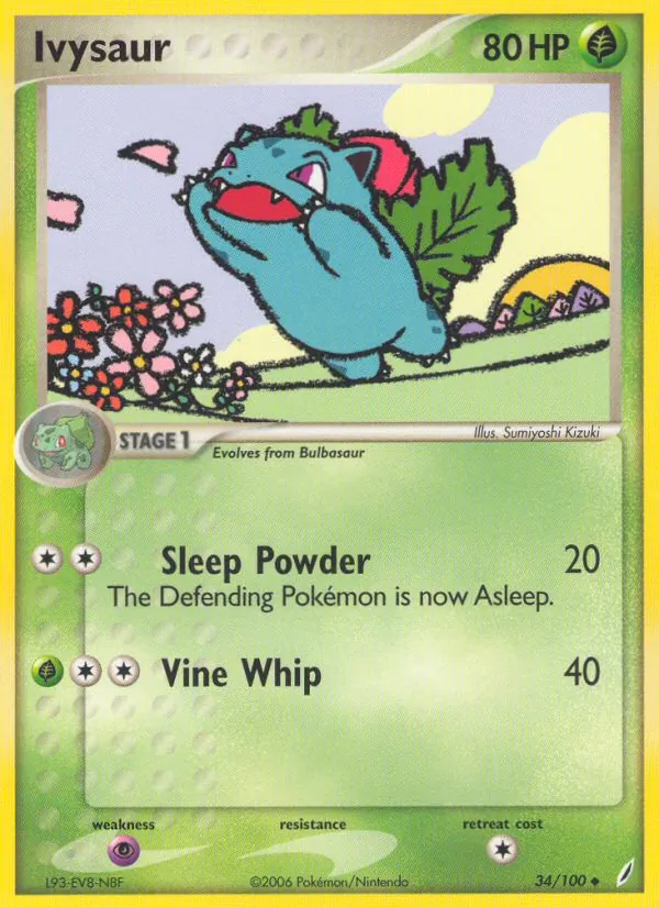 Ivysaur (EX Crystal Guardians #34/100)