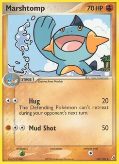 Marshtomp (EX Crystal Guardians #38/100)