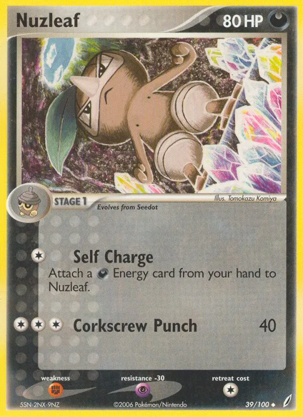 Nuzleaf (EX Crystal Guardians #39/100)