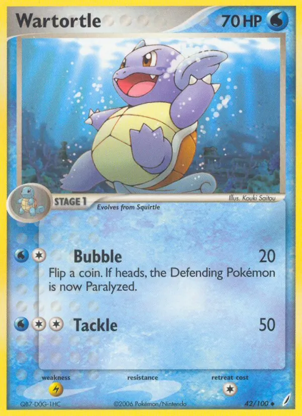 Wartortle (EX Crystal Guardians #42/100)