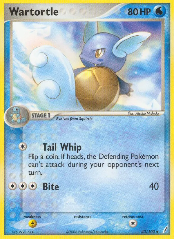 Wartortle (EX Crystal Guardians #43/100)