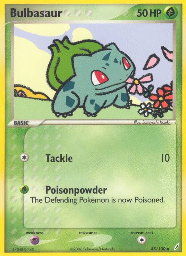 Bulbasaur (EX Crystal Guardians #45/100)