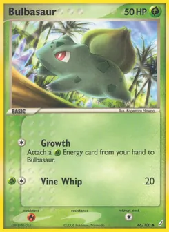 Bulbasaur (EX Crystal Guardians #46/100)