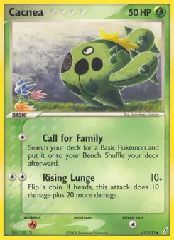 Cacnea (EX Crystal Guardians #47/100)