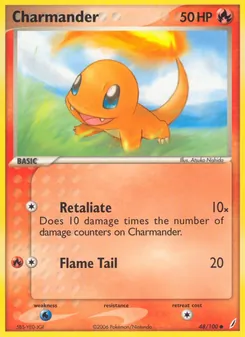 Charmander (EX Crystal Guardians #48/100)