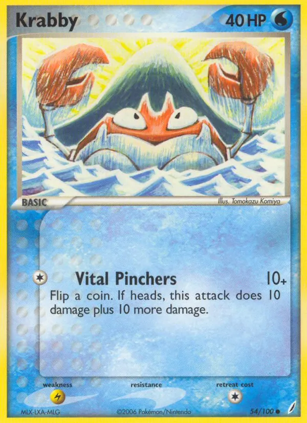 Krabby (EX Crystal Guardians #54/100)