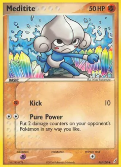 Meditite (EX Crystal Guardians #56/100)