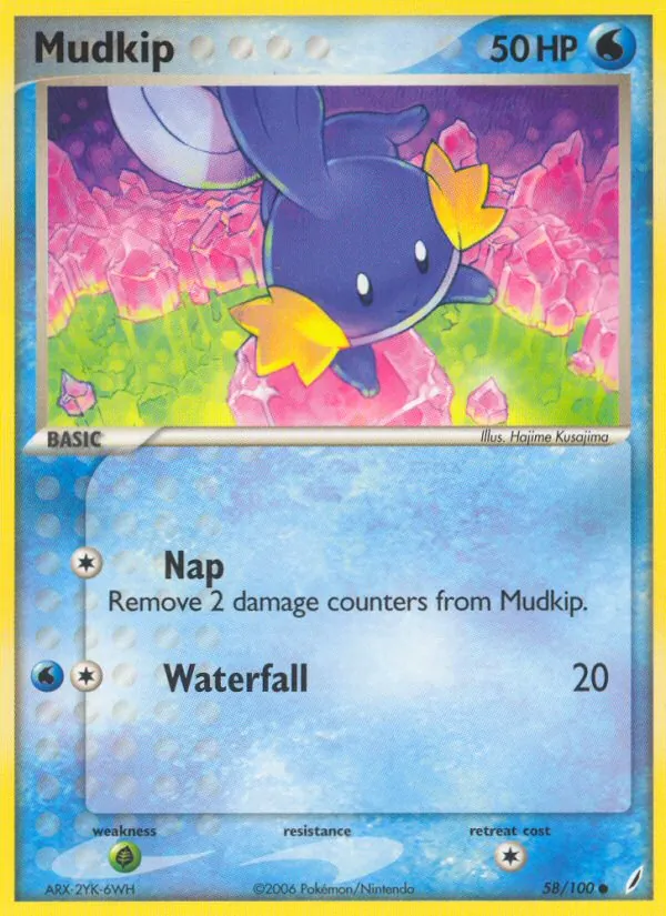 Mudkip (EX Crystal Guardians #58/100)