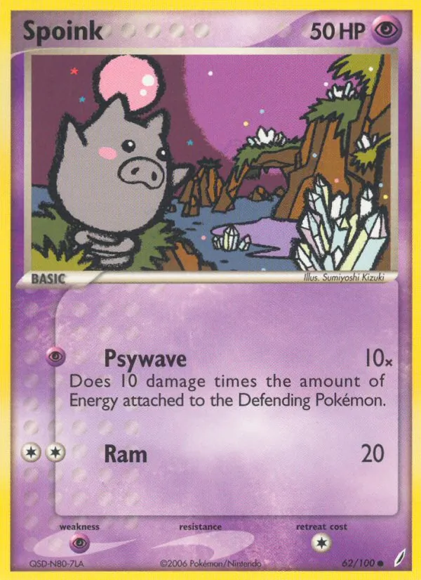 Spoink (EX Crystal Guardians #62/100)