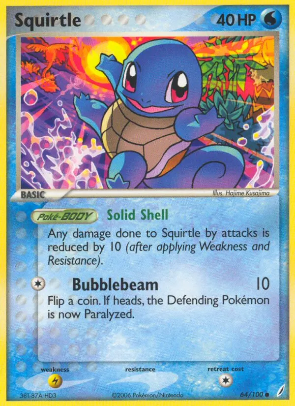 Squirtle (EX Crystal Guardians #64/100)