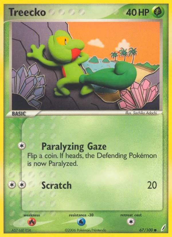 Treecko (EX Crystal Guardians #67/100)