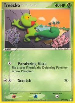 Treecko (EX Crystal Guardians #67/100)