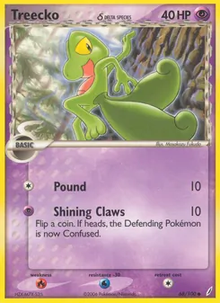 Treecko δ (EX Crystal Guardians #68/100)