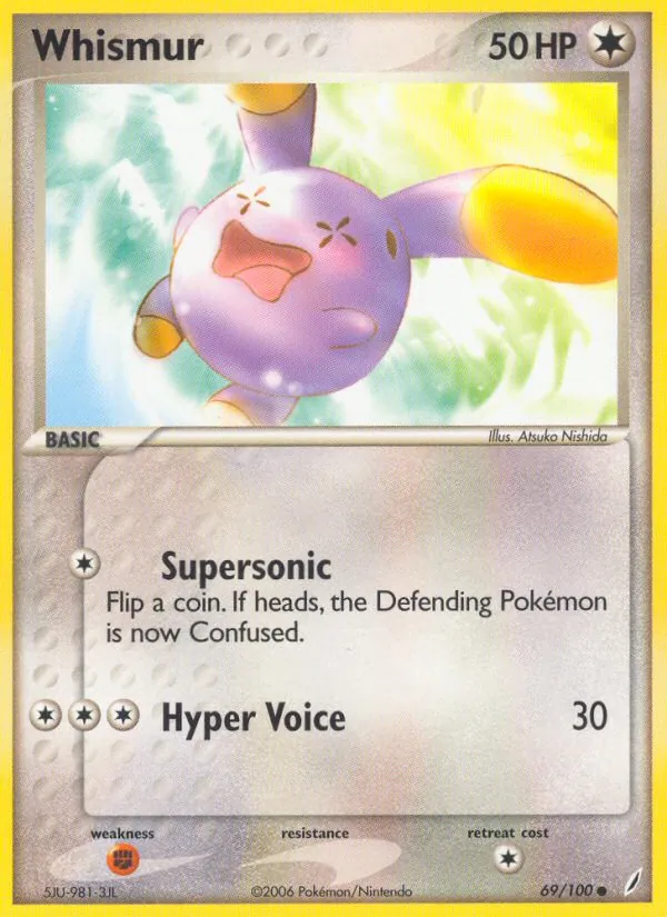 Whismur (EX Crystal Guardians #69/100)