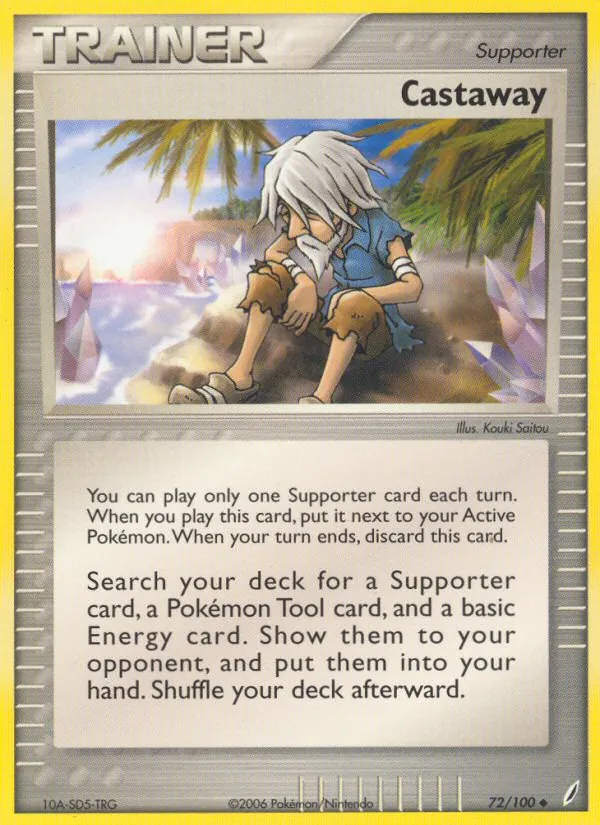 Castaway (EX Crystal Guardians #72/100)