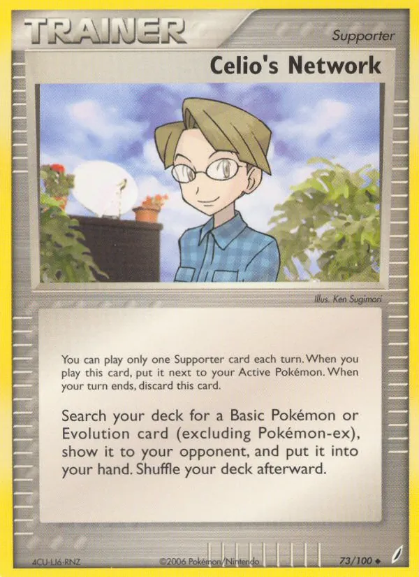 Celio's Network (EX Crystal Guardians #73/100)