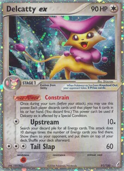 Delcatty ex (EX Crystal Guardians #91/100)