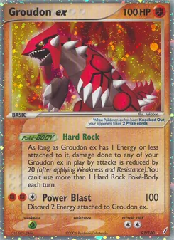 Groudon ex (EX Crystal Guardians #93/100)