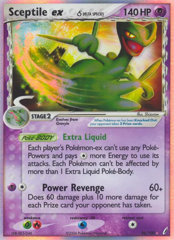 Sceptile ex δ (EX Crystal Guardians #96/100)