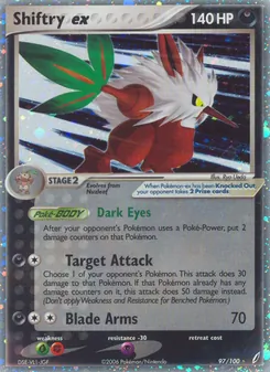 Shiftry ex (EX Crystal Guardians #97/100)