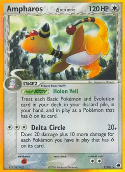 Ampharos δ (EX Dragon Frontiers #1/101)
