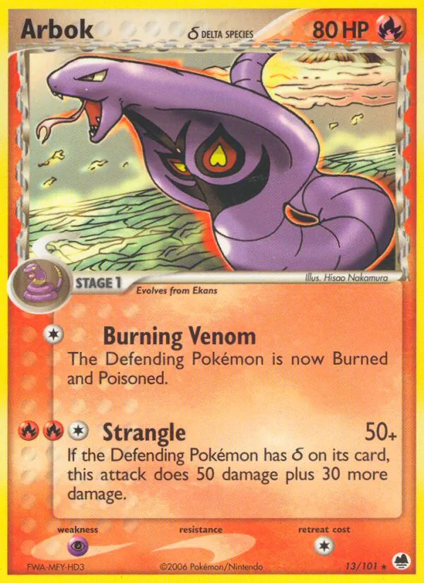 Arbok δ (EX Dragon Frontiers #13/101)