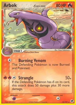 Arbok δ (EX Dragon Frontiers #13/101)