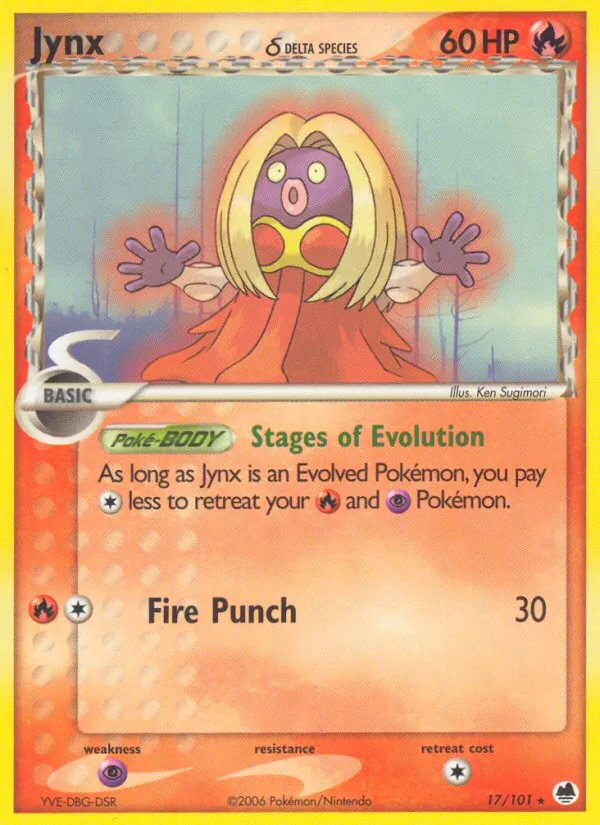 Jynx δ (EX Dragon Frontiers #17/101)